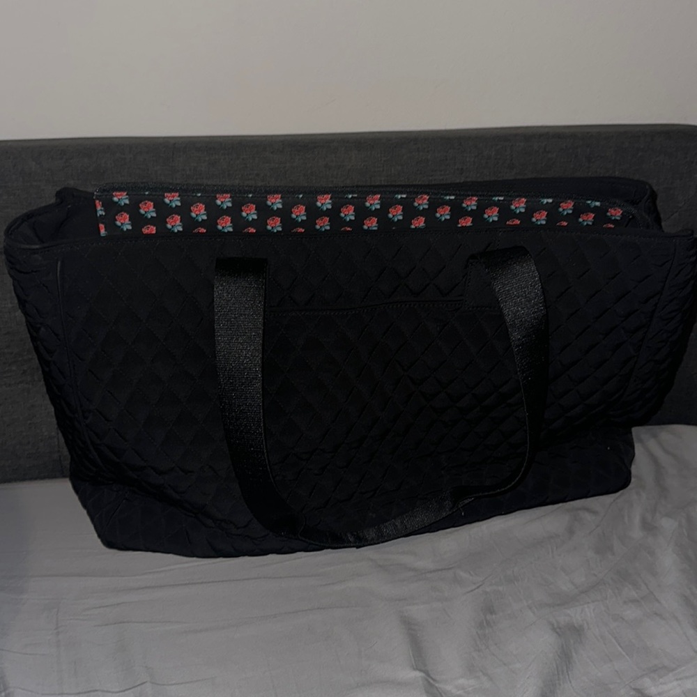Vera Bradley black computer tote